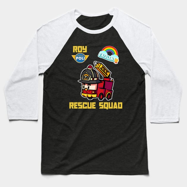 resque squad Baseball T-Shirt by scary poter